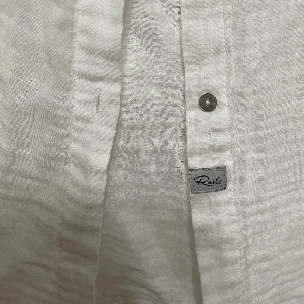RAILS Ellis Button-Down Long Sleeve Solid Shirt Size XL - Picture 7 of 10